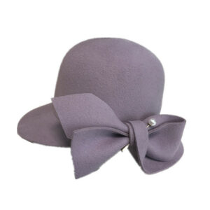 Chapeau cloche ajustable pour femme