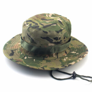 chapeau de brousse camouflage vert