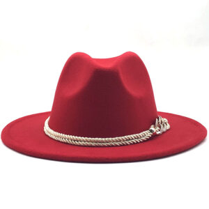 Chapeau Fedora avec bijou