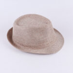 Chapeau italien en lin beige