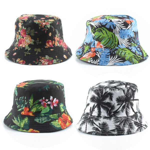 Chapeaux bob imprimé tropical