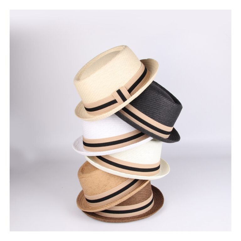 Chapeau Pork Pie Avec Bandeau Tête De Vache - Taille 58 Cm - Laine Et Polyester - Style Vintage Pour Hommes Et Femmes