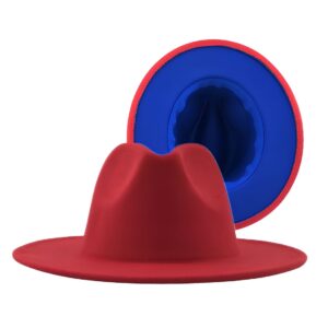 Chapeau borsalino bicolore