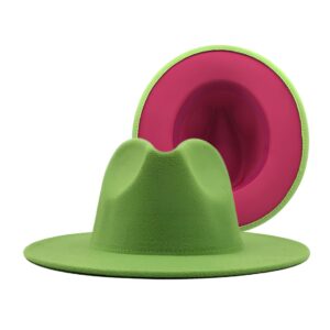 Chapeau borsalino bicolore