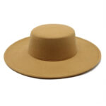 Chapeau borsalino en feutre marron