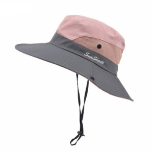 Chapeau anti UV respirant et bicolore