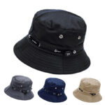 Chapeau de brousse style bob pour homme et femme présenté en 4 couleurs différentes sur fond blanc