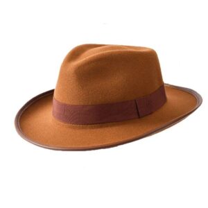 Chapeau borsalino couleur classique marron