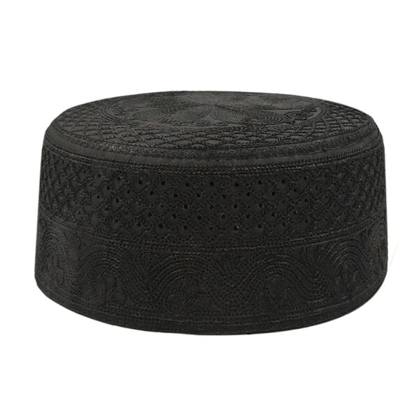 Chapeau arabe brodé noir