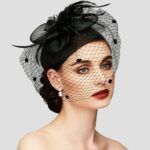Chapeau bibi mariage à fleurs avec voilette : l’accessoire chic qui sublime votre tenue de cérémonie avec élégance et féminité.